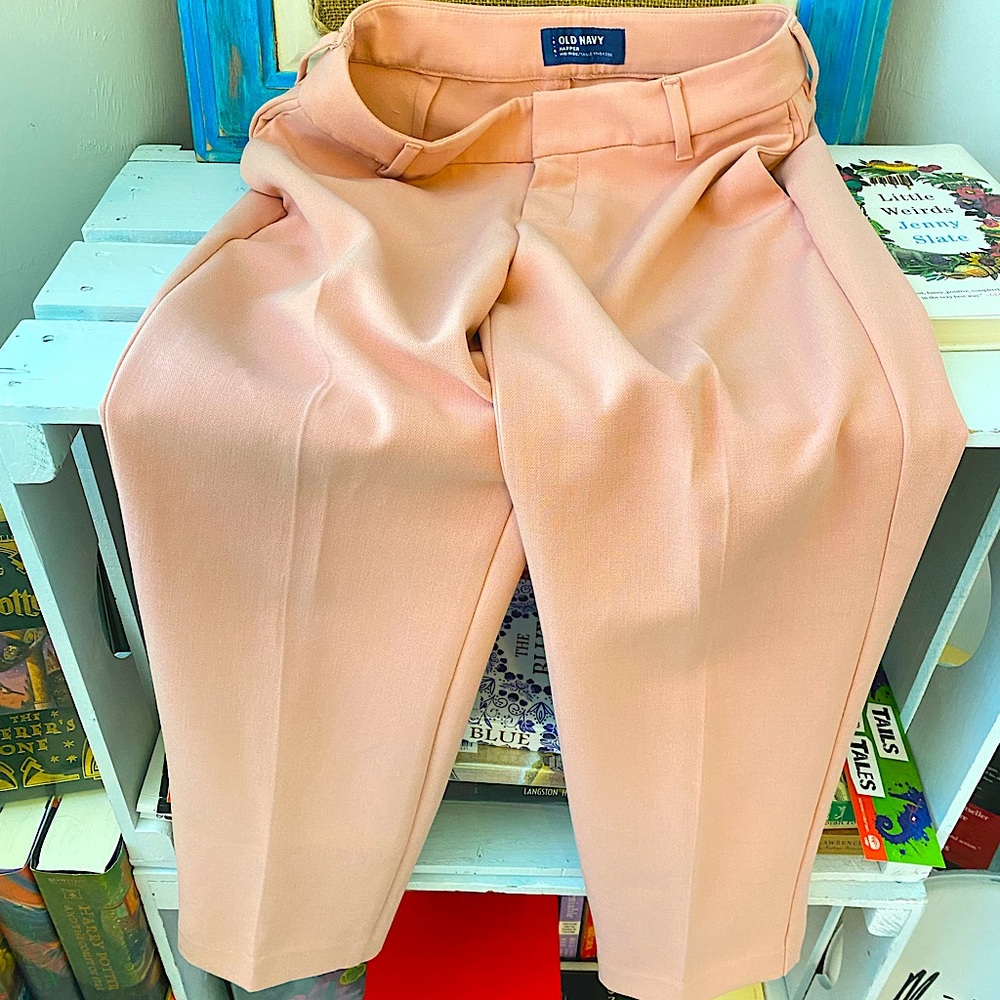 NWOT Old Navy Harper Dress Pants Blush Pink (2)